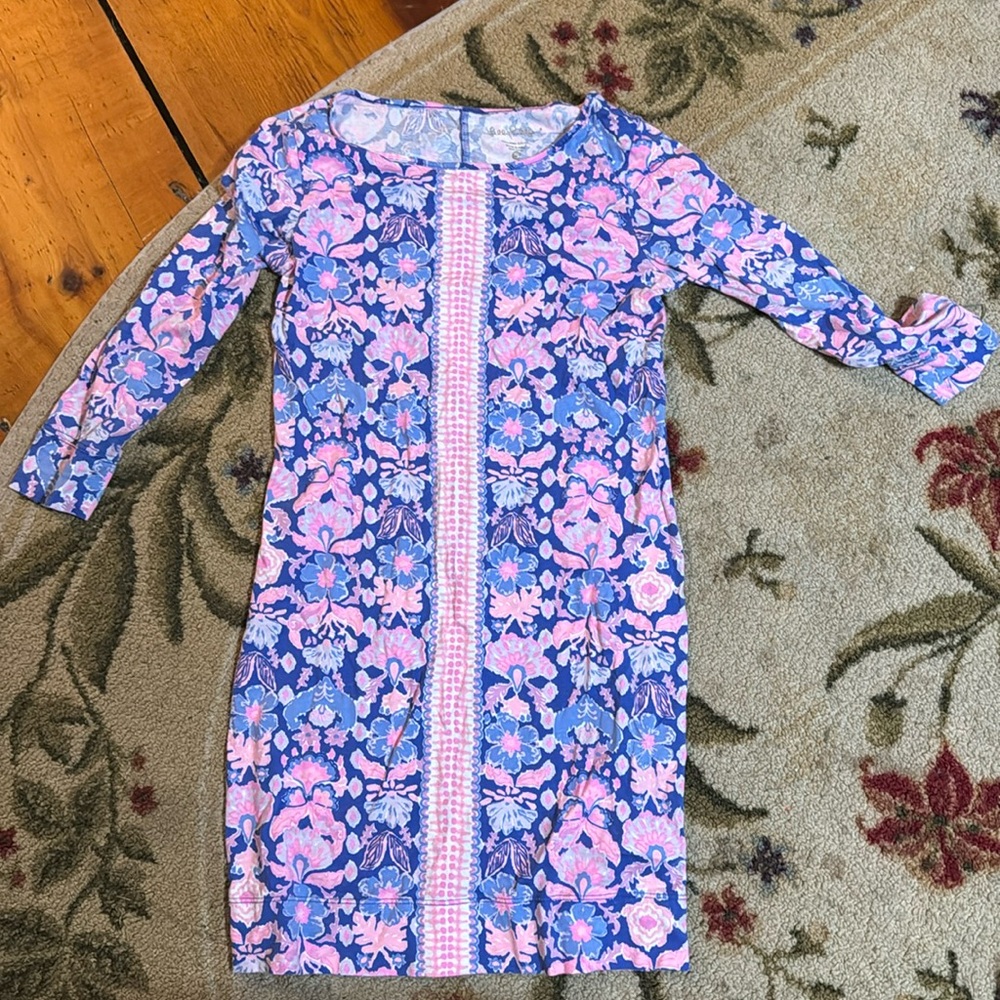 Lily Pulitzer size medium blue and pink dress